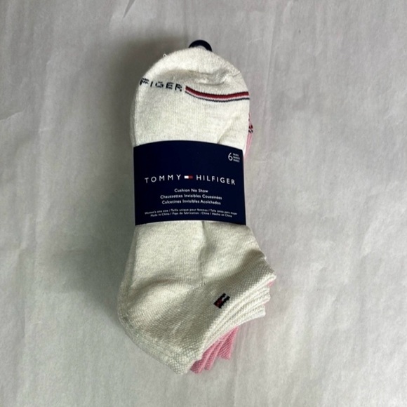 New Tommy Hilfiger Socks Women’s 6 Pair Multicolor Cushion No Show Activewear - Picture 14 of 14